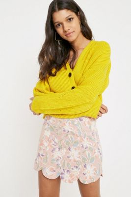 UO Tulip Linen Skirt