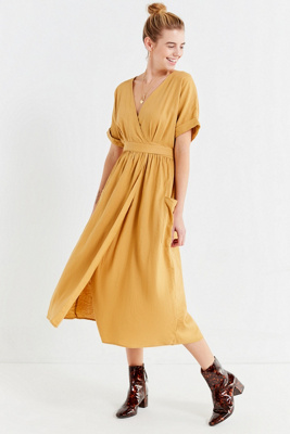 urban outfitters linen dress