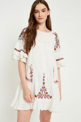 Free People Pavlo Floral Embroidered Dress