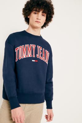 tommy jeans collegiate sweatshirt navy