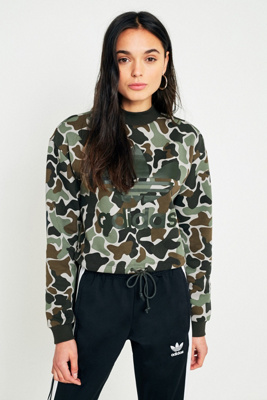 camo adidas hoodie womens