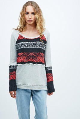 Free People Snow Angel Jumper in Grey