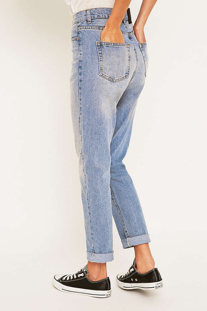 Cheap Monday Donna Mid Blue Straight Leg Jeans - Urban Outfitters