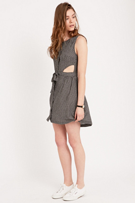 Cooperative by Urban Outfitters - Robe vichy dÃ©coupÃ©e sur les ...