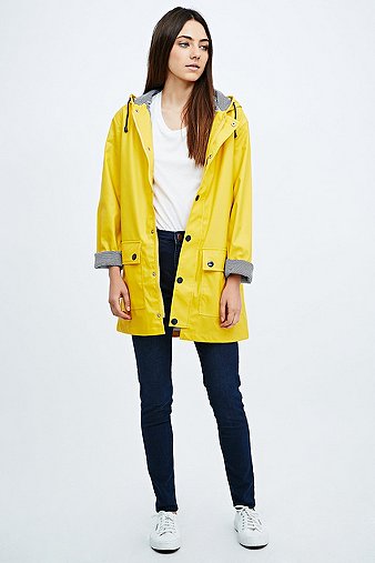 ... Â» Women's Outerwear Â» Petit Bateau Longline Raincoat in Yellow