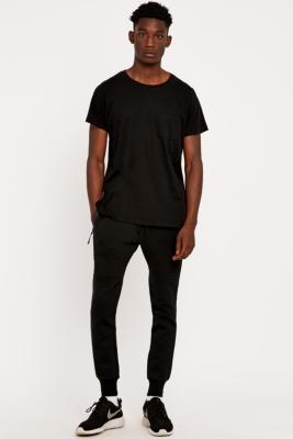 nike tech fleece black joggers mens
