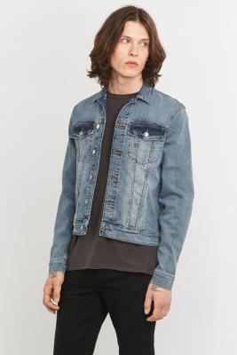 Denim And Sherpa Jackets Mens Clothing Urban Outfitters 6963