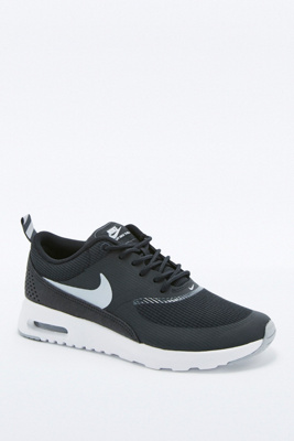 nike white and black air max thea trainers