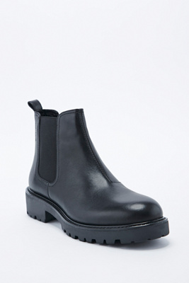 vagabond kenova womens black leather chelsea boots