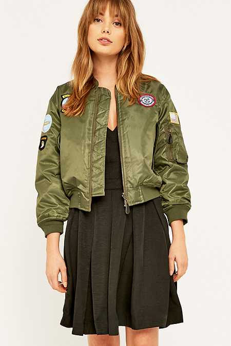 Womens army green bomber jacket – Modern fashion jacket photo blog