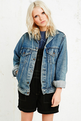 Vintage Renewal Levi s Denim Jacket in Blue Urban Outfitters