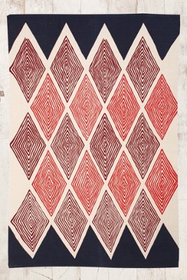 Tapis à motif losanges