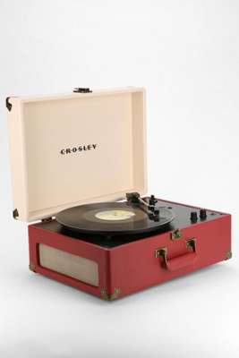 Crosley Keepsake Portable Turntable UK Plug in Red