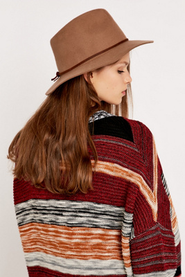 Brixton Wesley Fedora in Tan