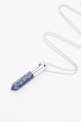 Lovebullets Lapis Blue Crystal Pendant in Silver
