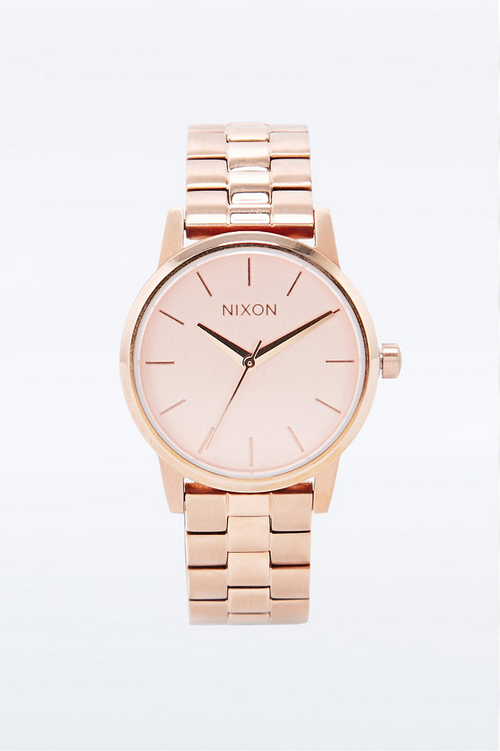 Nixon Kensington Watch in Rose Gold