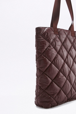 Diamond Quilted Tote Bag