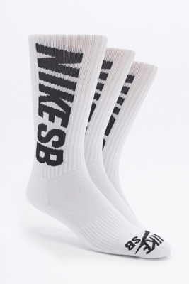 nike sb socks white