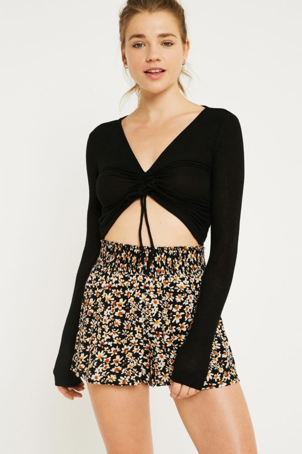 Out From Under Alexa Ruched Long-Sleeve Top | Urban Outfitters