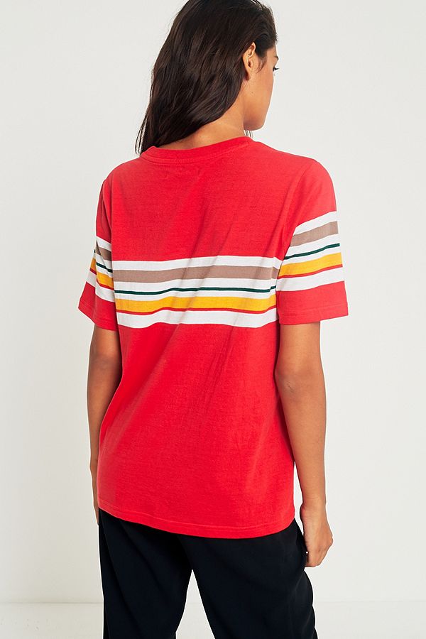 UO Red Striped T-Shirt | Urban Outfitters