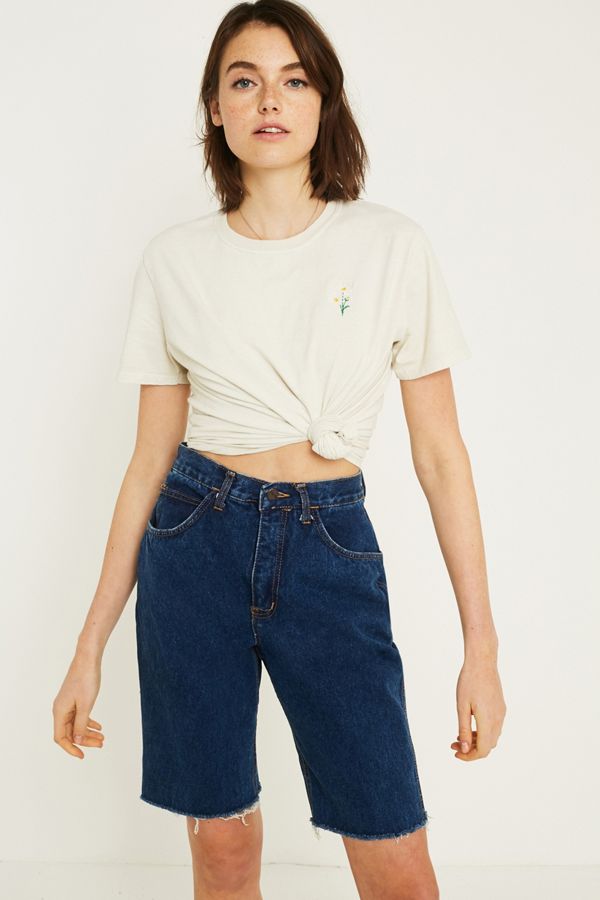 UO Daisy Embroidered TShirt Urban Outfitters UK