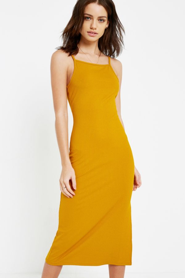 UO Square Neck Midi Dress | Urban Outfitters