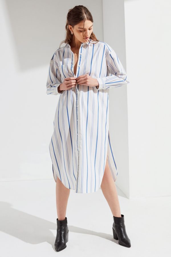UO Marqui Button-Down Midi Shirt Dress | Urban Outfitters
