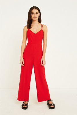 red jumpsuit urban outfitters