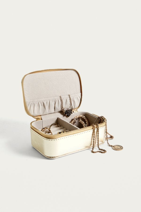 Estella Bartlett Dream Big Gold Mini Jewellery Box | Urban Outfitters