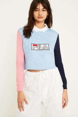 FILA Marsha Colour Block Polo Shirt | Urban Outfitters