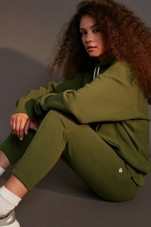 Champion X UO Tapered Khaki Sweatpants Urban Outfitters UK