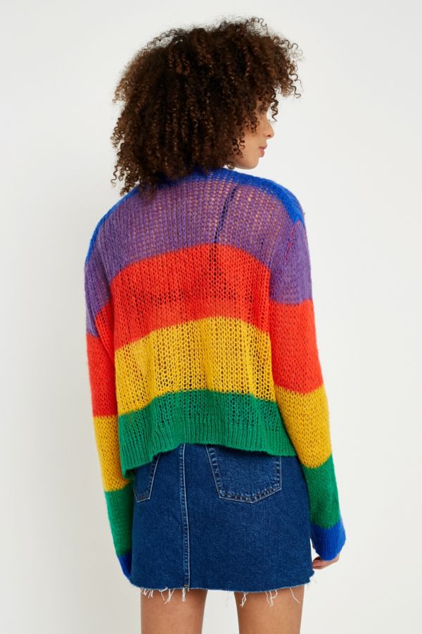 Lazy Oaf Rainbow Oversized Knit Jumper | Urban Outfitters