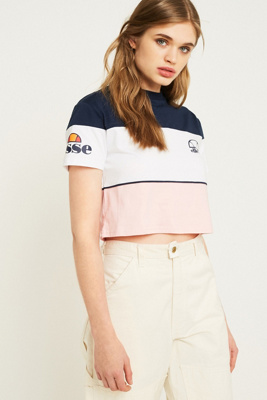 ellesse tape panel crew sweatshirt