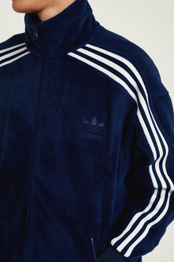 adidas Originals BB Navy Velour Track Top | Urban Outfitters