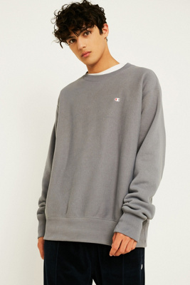 champion x uo winter grey marl hoodie