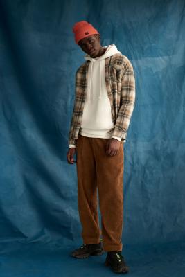 BDG Seth Pleated Mustard Corduroy Trousers | Urban Outfitters