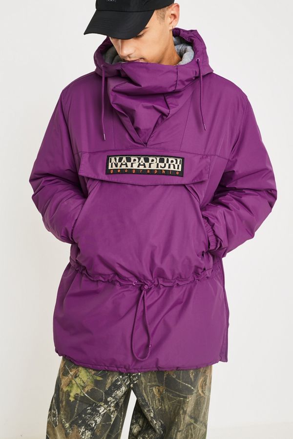 Napapijri Skidoo Purple Anorak Jacket Urban Outfitters UK