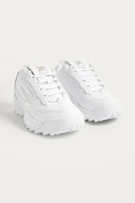 fila uo exclusive distressed disruptor ii sneaker