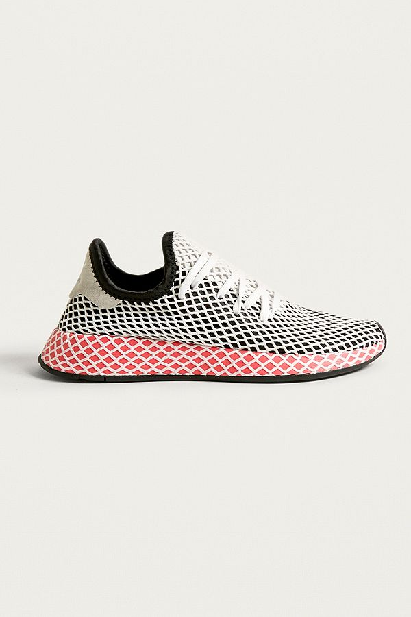 adidas Originals Deerupt Core Black Running Trainers | Urban Outfitters adidas Originals Deerupt Core Black Running Trainers