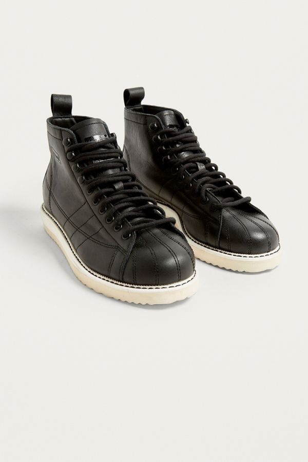 adidas superstar boot luxe black
