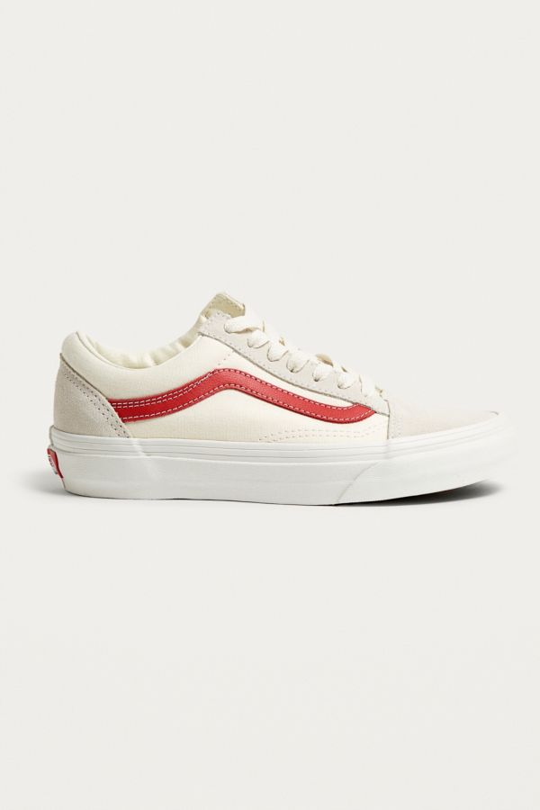vans carreaux rouge old skool