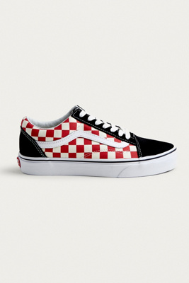 vans noir et rouge