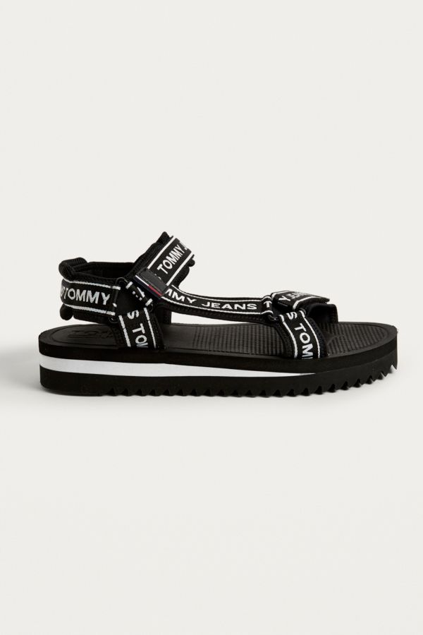 Tommy Jeans Black Technical Sandals | Urban Outfitters