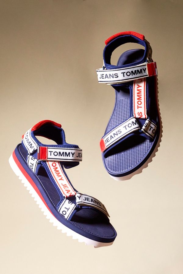 Tommy Jeans Navy Technical Sandals Urban Outfitters