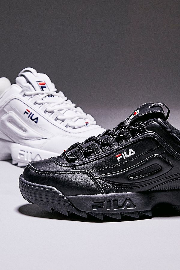 FILA Disruptor II Black Men's Trainers | Urban Outfitters UK