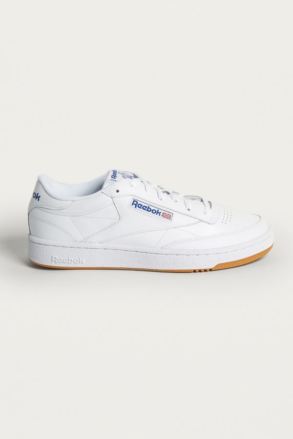 Slide View: 1: Reebok Club C 85 White Trainers