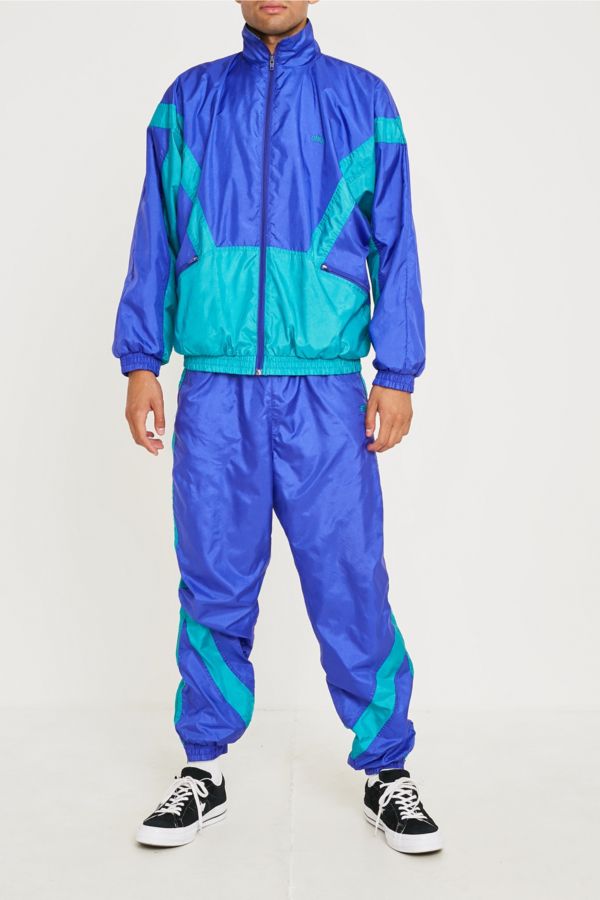Urban Renewal Vintage One-of-a-Kind Blue and Green Shell Suit | Urban ...