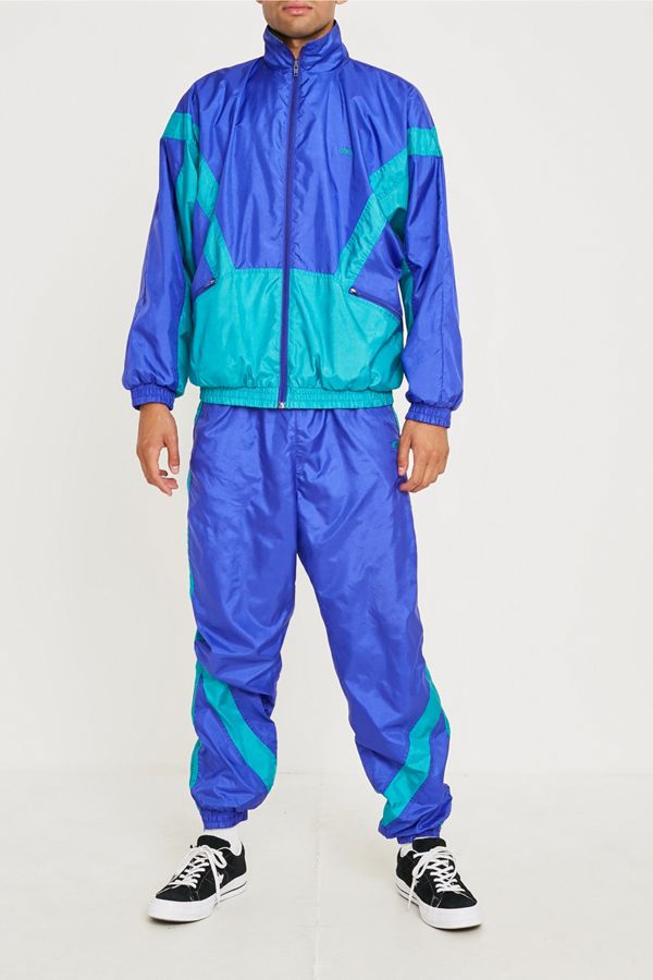 Urban Renewal Vintage OneofaKind Blue and Green Shell Suit Urban