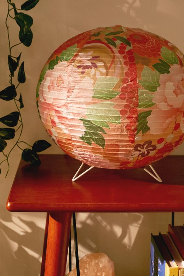 Printed Paper Table Lamp | Urban Outfitters UK