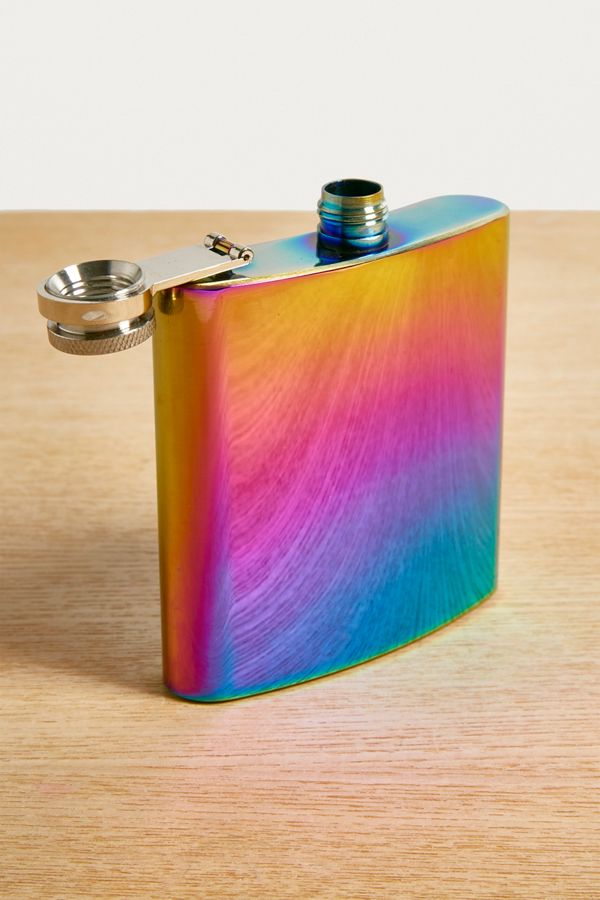 Oil Slick Hip Flask Urban Outfitters